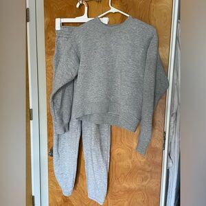 Zara grey size small sweat suit